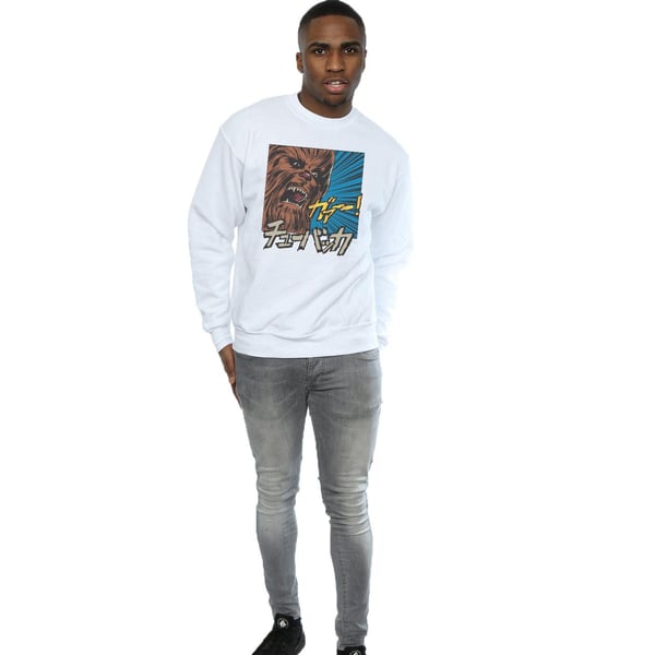 Star Wars Mens Chewbacca Roar Pop Art Sweatshirt