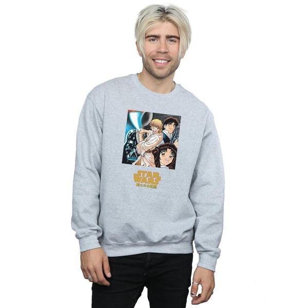 Star Wars Mens Anime Poster Sweatshirt