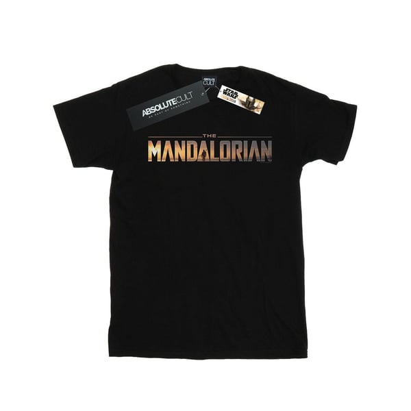 Star Wars Womens/Ladies The Mandalorian Series Logo Cotton Boyfriend T-Shirt