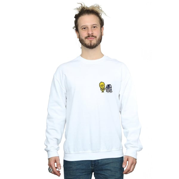 Star Wars Mens Resistance Droids Chest Print Sweatshirt