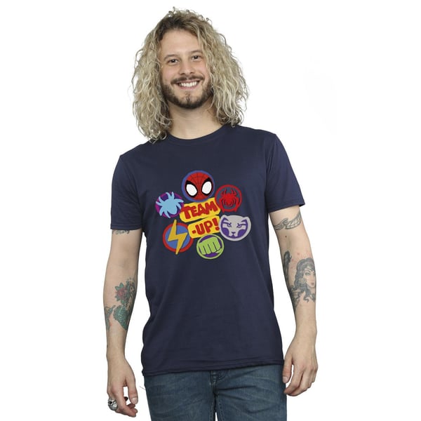 Marvel Mens Spidey And His Amazing Friends Team Up T-Shirt