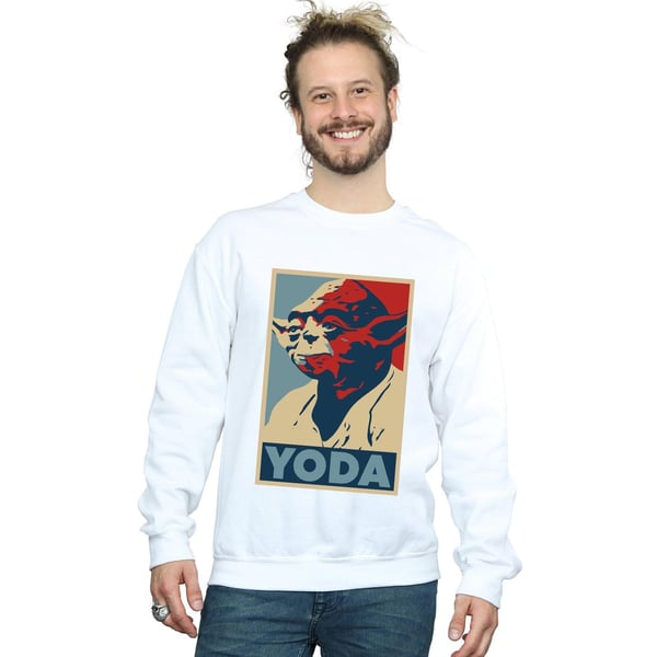 Star Wars Mens Yoda Poster Sweatshirt