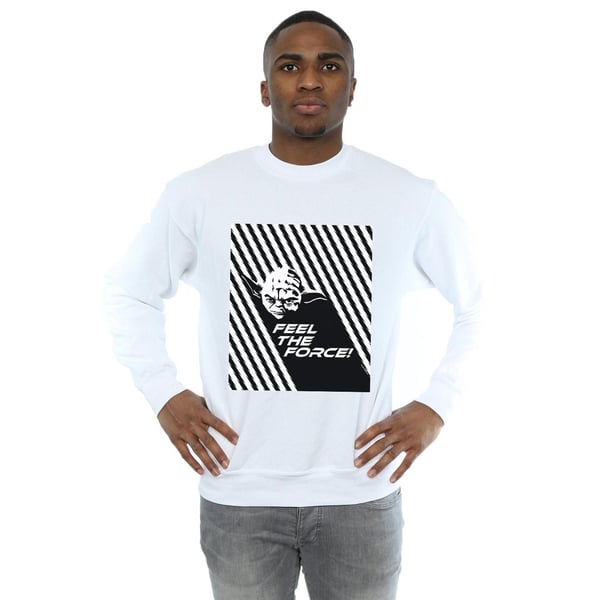 Star Wars Mens Yoda Feel The Force Sweatshirt