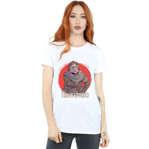 Star Wars Womens/Ladies The Mandalorian I Have Spoken Cotton Boyfriend T-Shirt