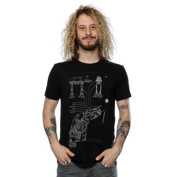 Star Wars Mens Rogue One AT-ACT T-Shirt