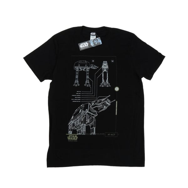 Star Wars Mens Rogue One AT-ACT T-Shirt