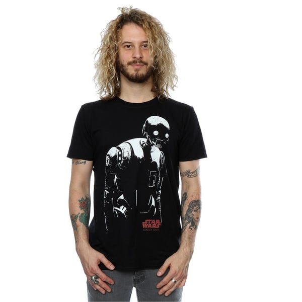 Star Wars Mens Rogue One K-2SO T-paita