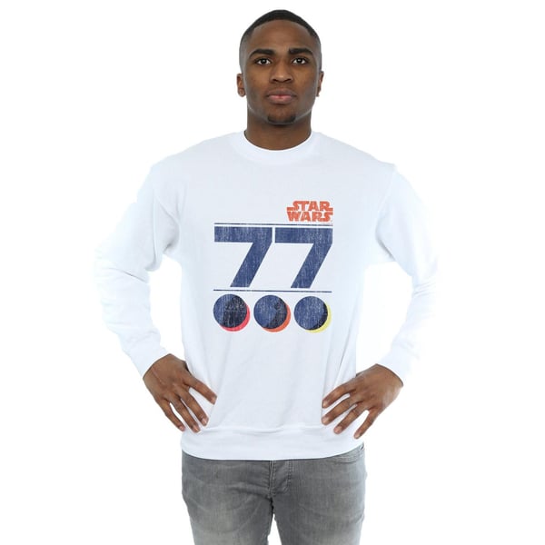 Star Wars Mens Retro 77 Death Star Sweatshirt