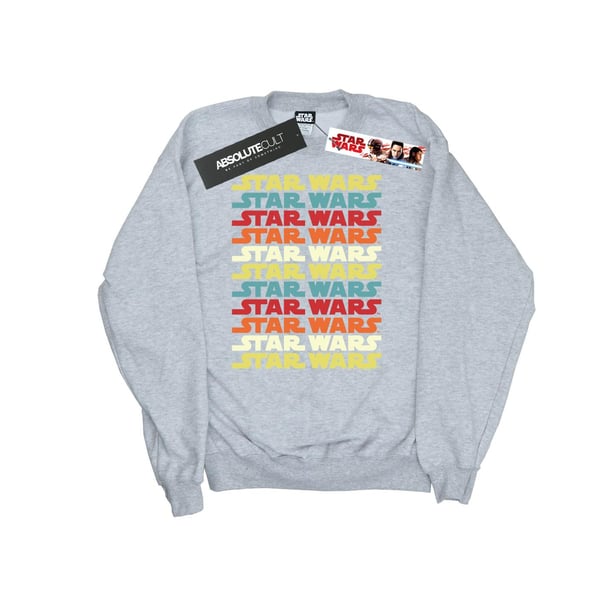Star Wars Mens Retro Repeat Logo Sweatshirt
