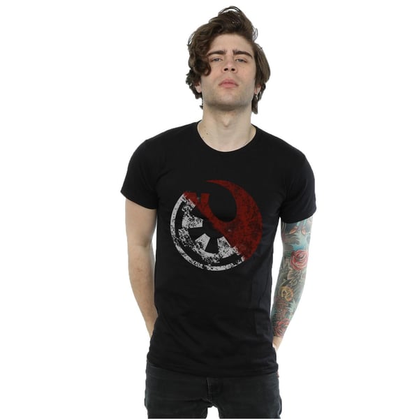 Star Wars Mens Rogue One Rusty Emblems T-paita