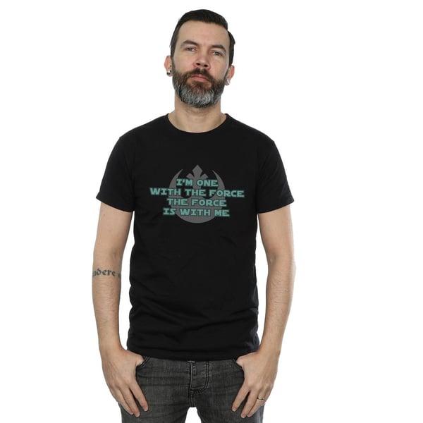 Star Wars Mens Rogue One I´m One With The Force Vihreä T-paita