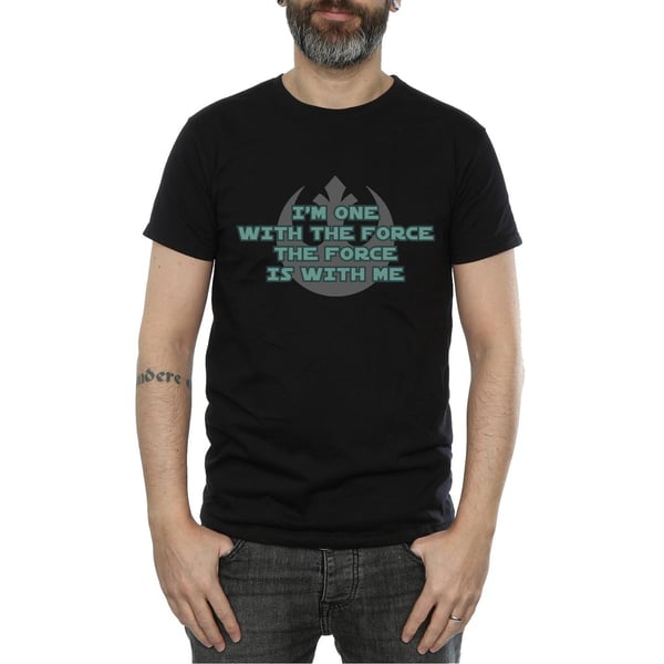 Star Wars Mens Rogue One I´m One With The Force Vihreä T-paita