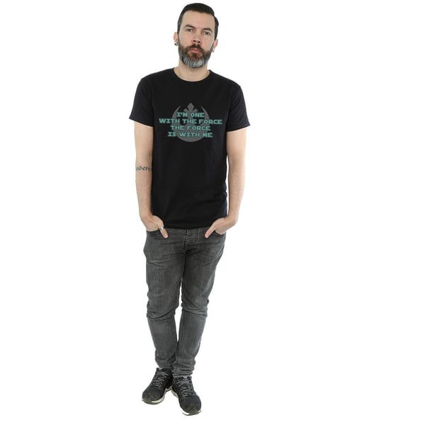 Star Wars Mens Rogue One I´m One With The Force Vihreä T-paita