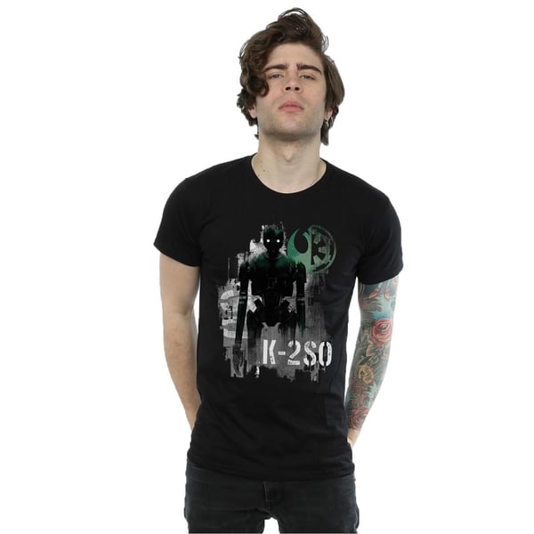 Star Wars Mens Rogue One K-2SO Gaze T-Shirt