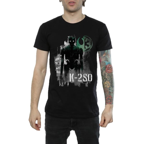 Star Wars Mens Rogue One K-2SO Gaze T-Shirt