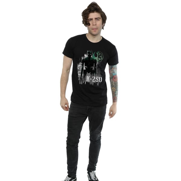 Star Wars Mens Rogue One K-2SO Gaze T-Shirt