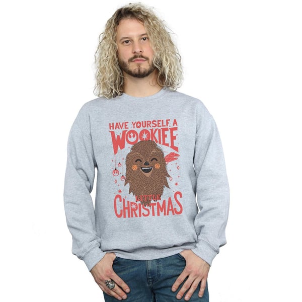 Star Wars Mens Wookiee Little Christmas Sweatshirt