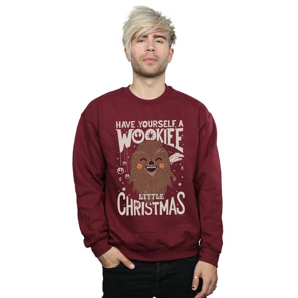 Star Wars Mens Wookiee Little Christmas Sweatshirt