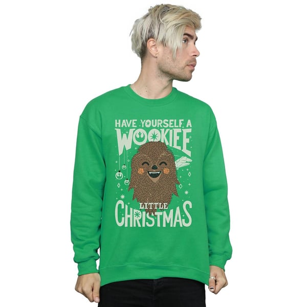 Star Wars Mens Wookiee Little Christmas Sweatshirt