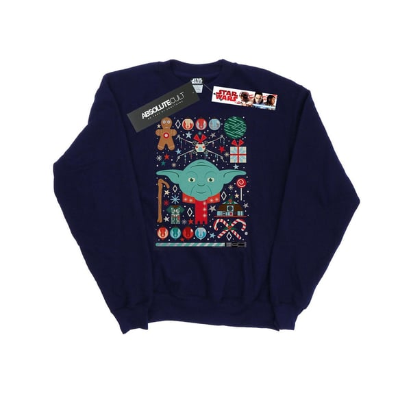 Star Wars Mens Yoda Christmas Sweatshirt