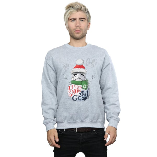 Star Wars Mens Stormtrooper Up To Snow Good Sweatshirt