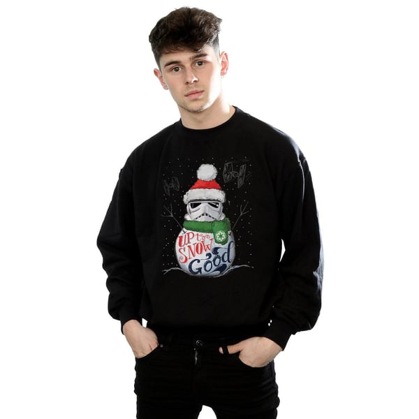 Star Wars Mens Stormtrooper Up To Snow Good Sweatshirt