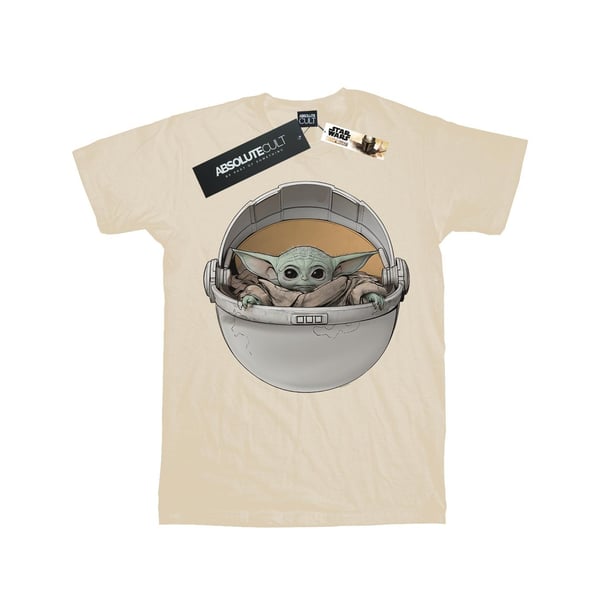 Star Wars Womens/Ladies The Mandalorian The Child Basket Cotton Boyfriend T-Shirt