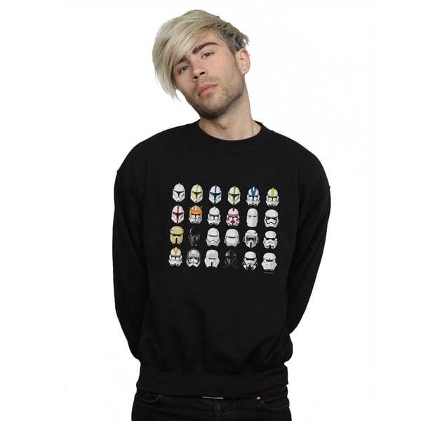 Star Wars Mens Trooper Helmets Sweatshirt