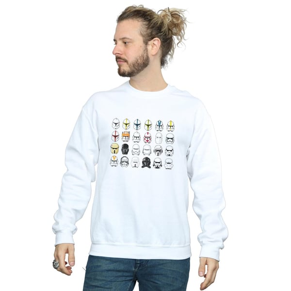 Star Wars Mens Trooper Helmets Sweatshirt
