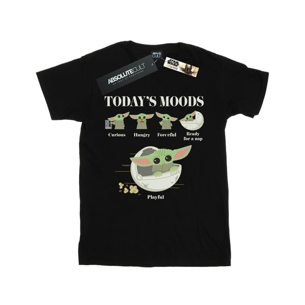 Star Wars Womens/Ladies The Mandalorian The Child Moods Cotton Boyfriend T-Shirt