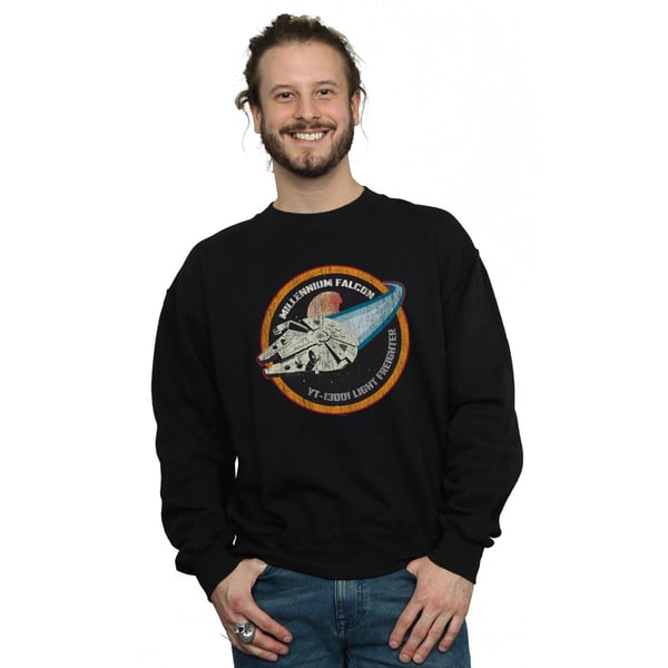Star Wars Mens Millennium Falcon Badge Sweatshirt