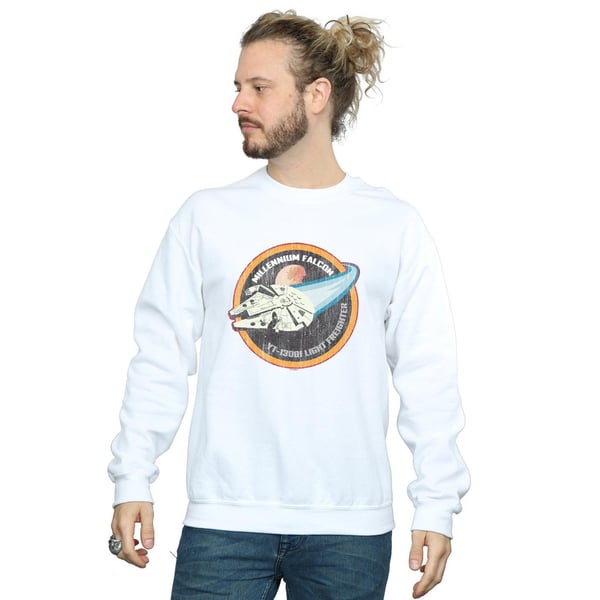Star Wars Mens Millennium Falcon Badge Sweatshirt