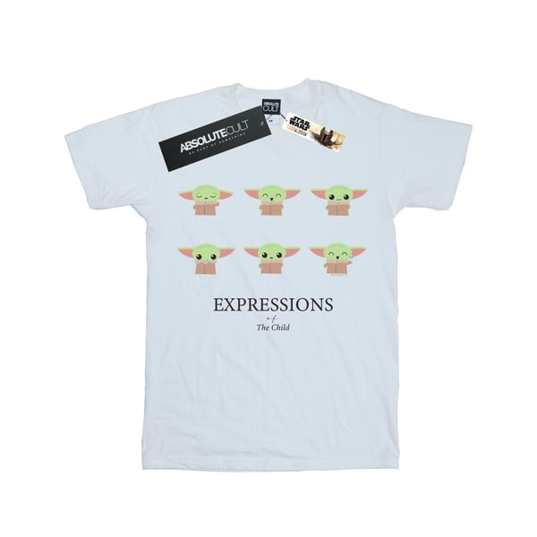 Star Wars Womens/Ladies The Mandalorian Expressions Of The Child Cotton Boyfriend T-Shirt