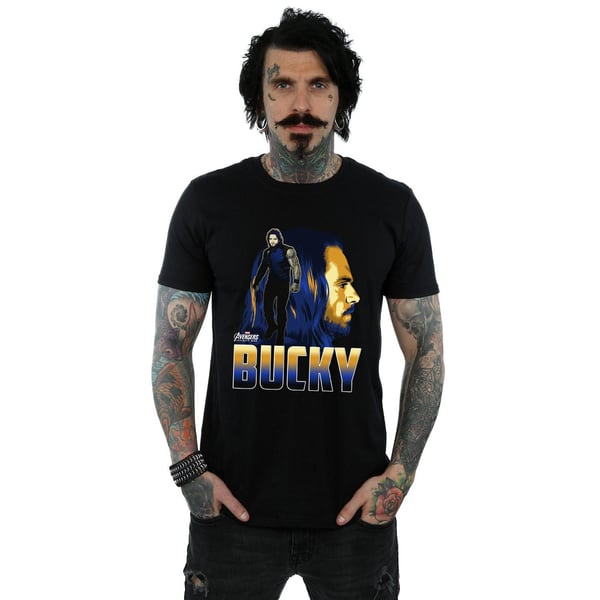 Avengers Infinity War Miesten Bucky Barnes Puuvilla T-paita