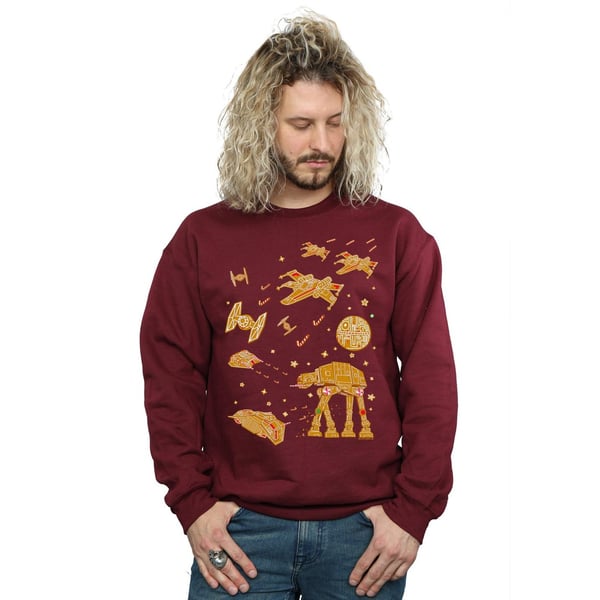 Star Wars Mens Gingerbread Battle Sweatshirt