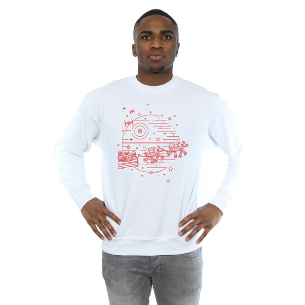Star Wars Mens Death Star Sleigh Sweatshirt