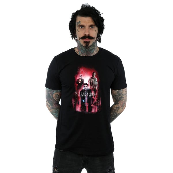 Supernatural Mens Group Crowley T-Shirt