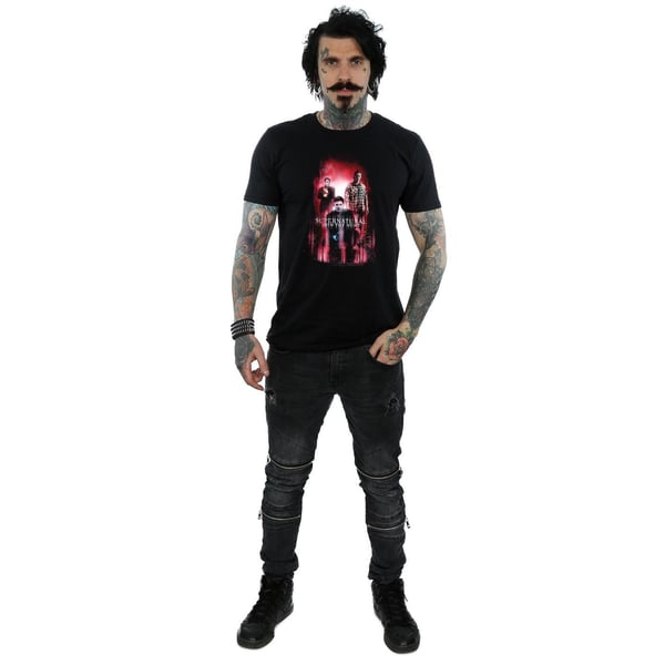 Supernatural Mens Group Crowley T-Shirt