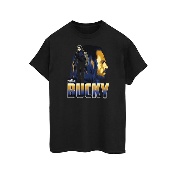 Avengers Infinity War Dam/Dam Bucky Barnes Boyfriend T-shirt i bomull