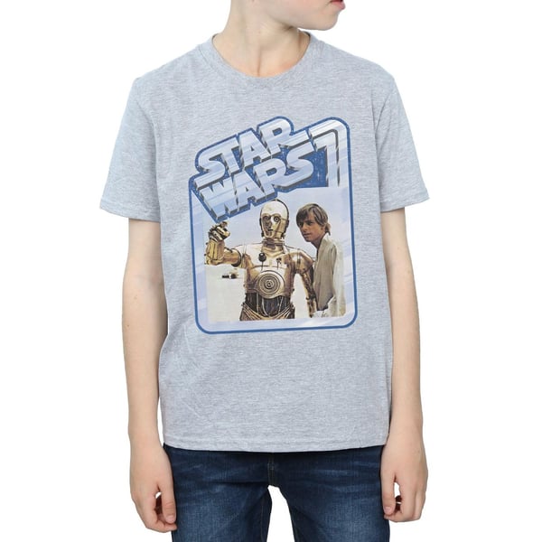 Star Wars Boys Luke Skywalker And C-3PO T-Shirt