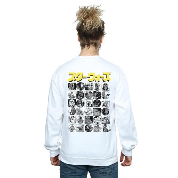 Star Wars Mens Japanese Character Badge Sweatshirt