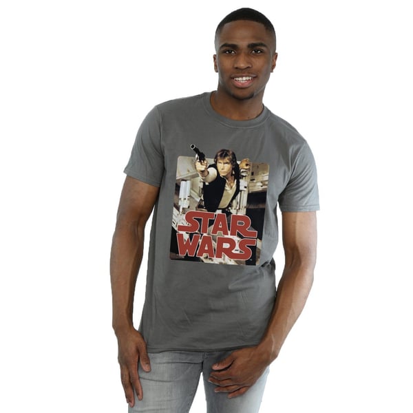 Star Wars Miesten Han Solo Shooting T-paita