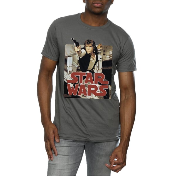 Star Wars Miesten Han Solo Shooting T-paita