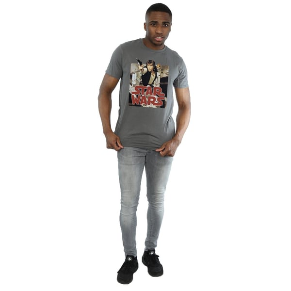 Star Wars Miesten Han Solo Shooting T-paita