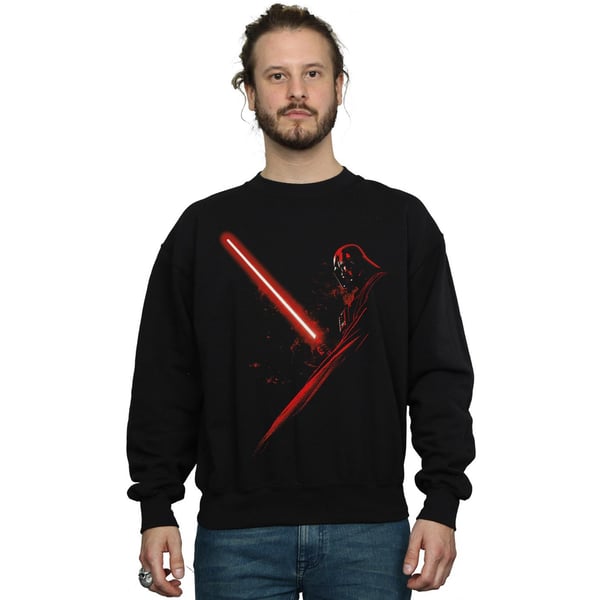 Star Wars Mens Darth Vader Lightsaber Sweatshirt