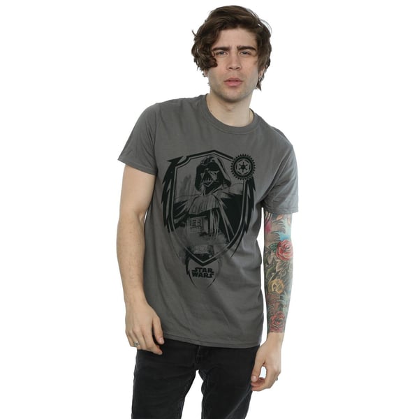 Star Wars Miesten Darth Vader Shield T-paita