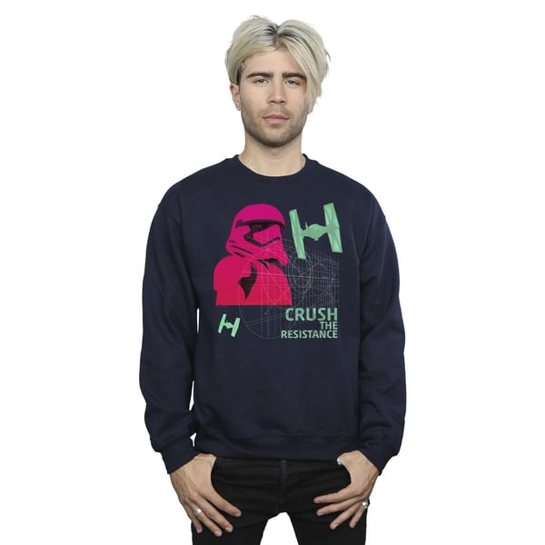 Star Wars Mens First Order Stormtrooper Neon Sweatshirt