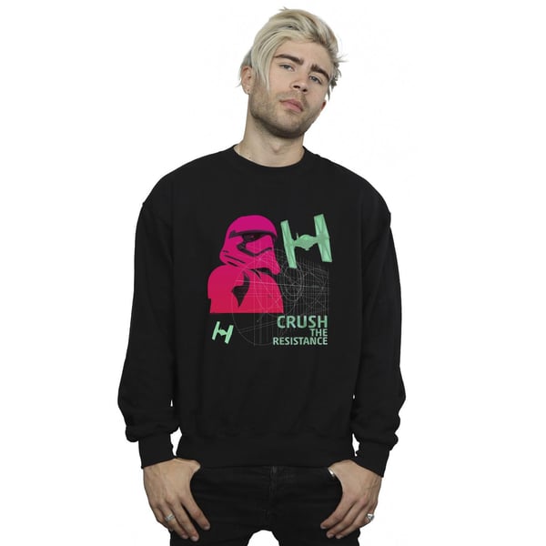 Star Wars Mens First Order Stormtrooper Neon Sweatshirt