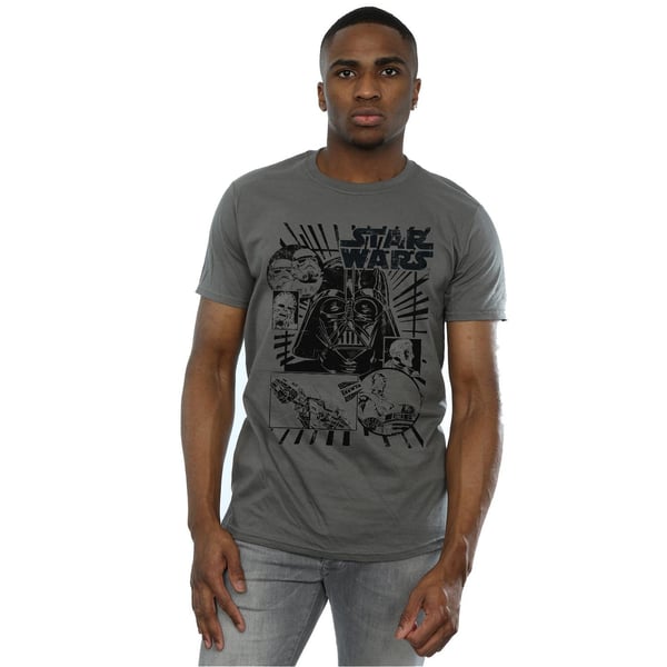 Star Wars Miesten Darth Vader Montage T-paita