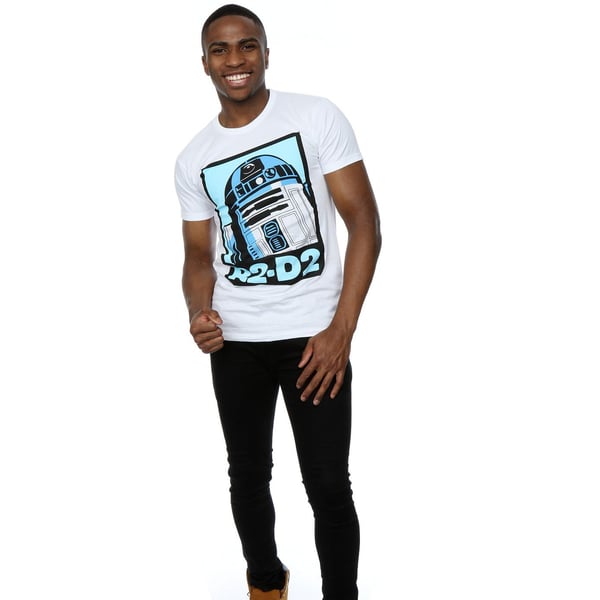 Star Wars Miesten R2-D2 Juliste T-paita